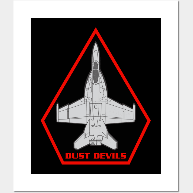 VX-31 - Dust Devils - Super Hornet Wall Art by MBK